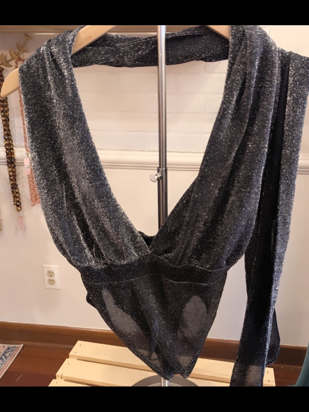 Superdown Priya Cross Back Bodysuit